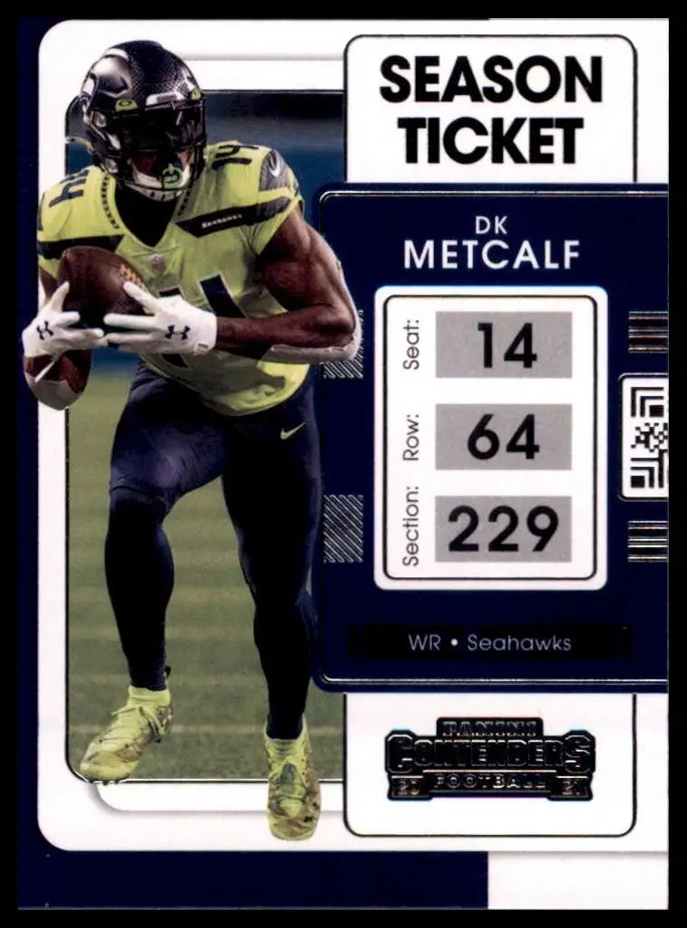 2021 Panini Contenders - DK Metcalf #86 - Football Card Single