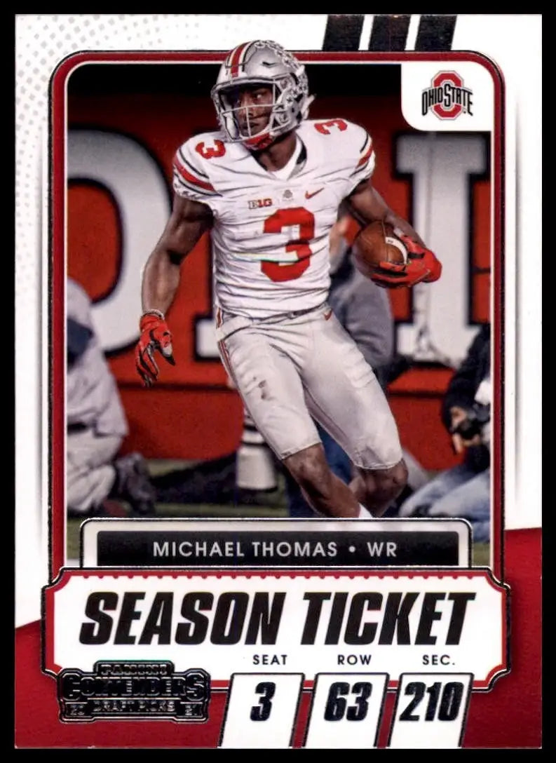 2021 Panini Contenders Draft Picks - Michael Thomas #47 - Football Card Single