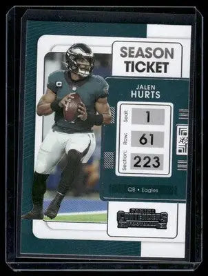 2021 Panini Contenders Football Jalen Hurts #79 Football - Football Card Single