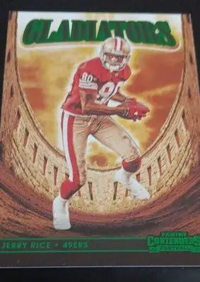 2021 Panini Contenders - Gladiators Jerry Rice #GLD-JRI. 49ers. NRMT+ - Football Card Single
