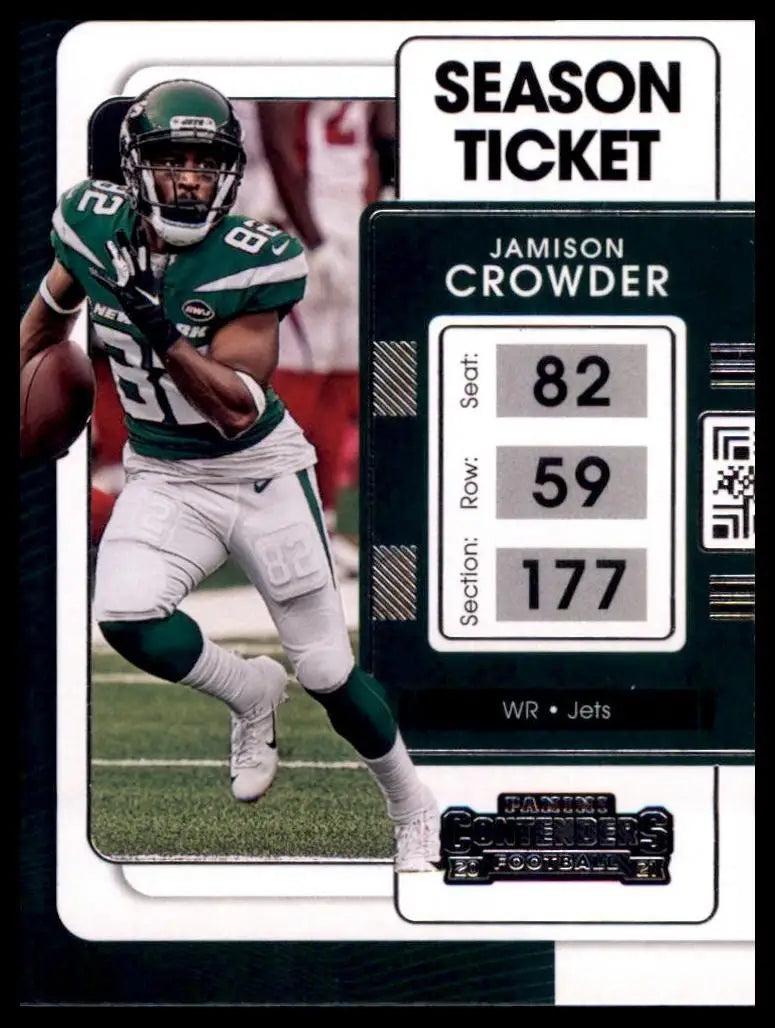 2021 Panini Contenders - Jamison Crowder #78 - Football Card Single