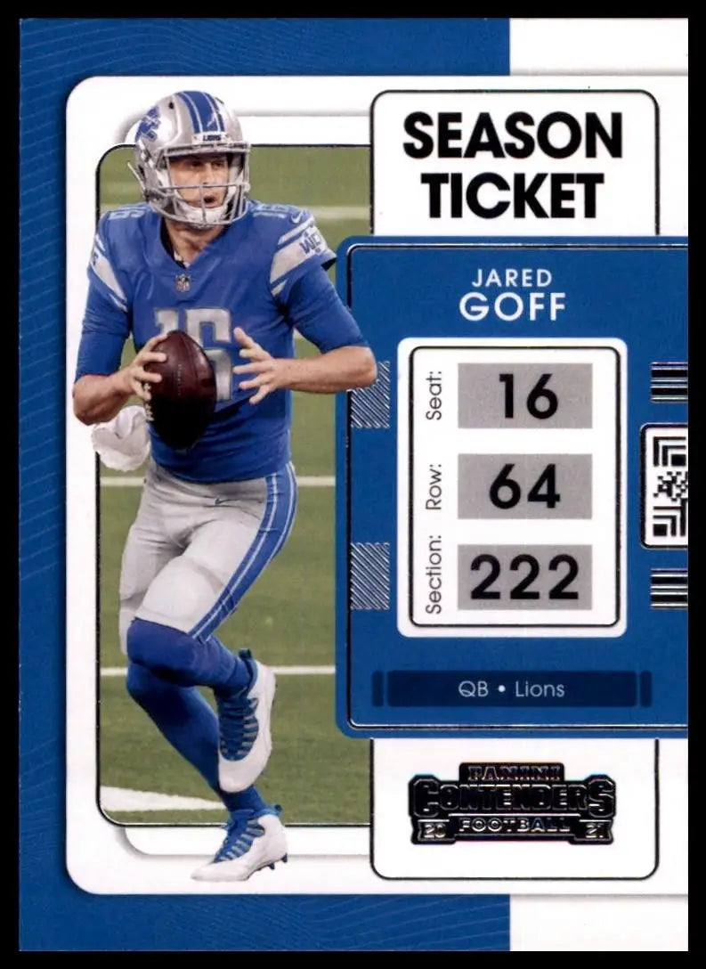 2021 Panini Contenders - Jared Goff #31 - Football Card Single