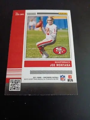 2021 Panini Contenders - Legendary Contenders Joe Montana #LGD-JMO. 49ers. NRMT+