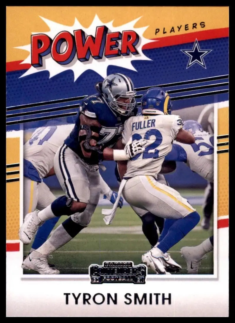 2021 Panini Contenders - Power Players Tyron Smith #PP-TSM - Football Card Single