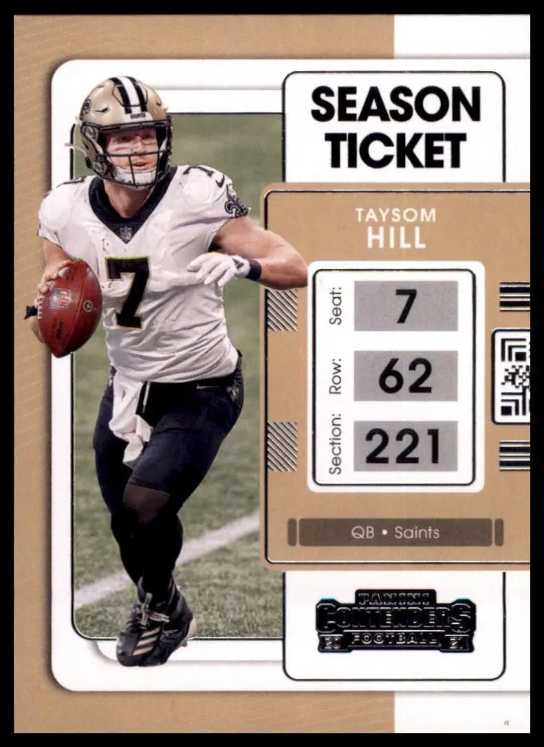 2021 Panini Contenders - Taysom Hill #72 - Football Card Single