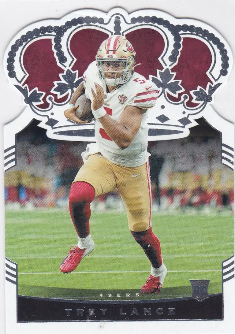 2021 Panini Crown Royale #CR-3 Trey Lance RC San Francisco 49ers - Football Card Single