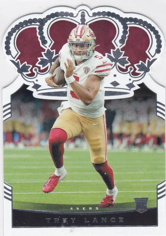 2021 Panini Crown Royale #CR-3 Trey Lance RC San Francisco 49ers - Football Card Single