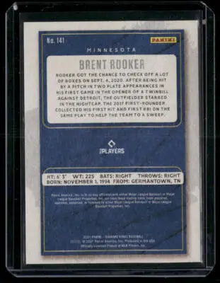 2021 Panini Diamond Kings Brent Rooker #141 05/25 RC Baseball - Baseball Card Single
