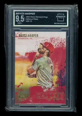 2021 Panini Diamond Kings Gallery of Stars Bryce Harper #GS-11 Arena Club 9.5