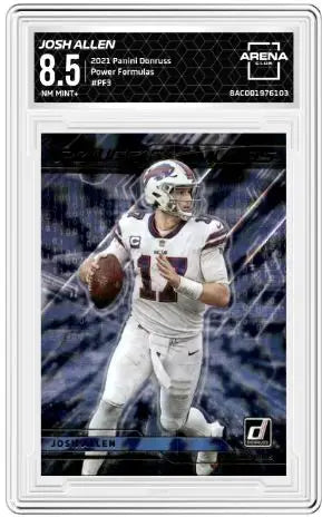 2021 Panini Donruss Josh Allen #PF3 Football Arena Club 8.5 - Football Card Single