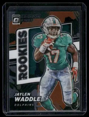 2021 Panini Donruss Optic Gridiron Kings Rookies Jaylen Waddle #RGK-8 Football - Football Card Single