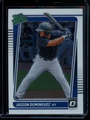 2021 Panini Donruss Optic Jasson Dominguez #RP11 Rated Prospect Baseball - Baseball Card Single