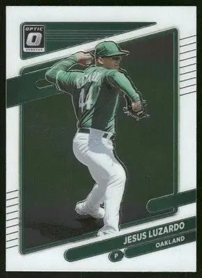 2021 Panini Donruss Optic Jesus Luzardo #186 Baseball - Baseball Card Single