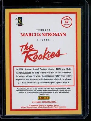 2021 Panini Donruss Optic Marcus Stroman #47 Baseball - Baseball Card Single