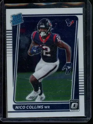 2021 Panini Donruss Optic Nico Collins #230 Rated Rookie Football - Football Card Single