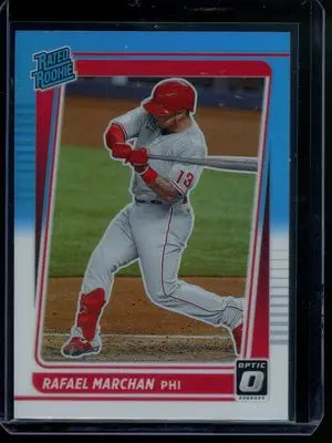 2021 Panini Donruss Optic Rafael Marchan #82 Baseball - Baseball Card Single