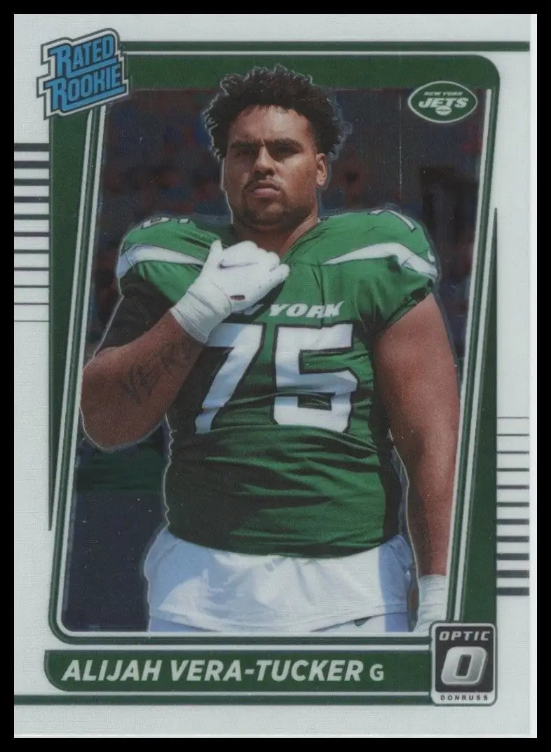 2021 Panini Donruss Optic - Rated Rookie Alijah Vera-Tucker #264 (RC) - Football Card Single