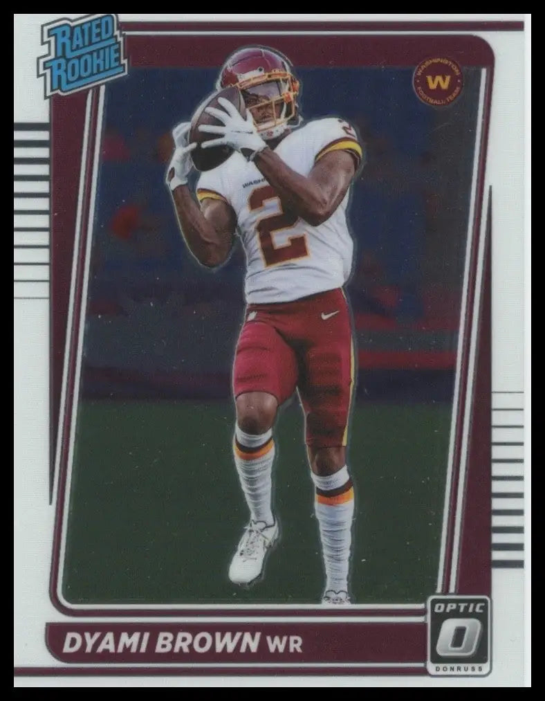 2021 Panini Donruss Optic - Rated Rookie Dyami Brown #223 (RC) - Football Card Single
