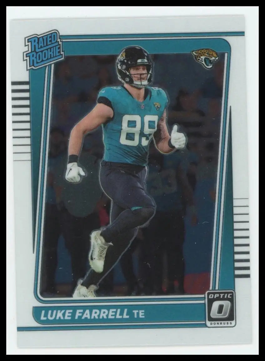2021 Panini Donruss Optic - Rated Rookie Luke Farrell #287 (RC) - Football Card Single