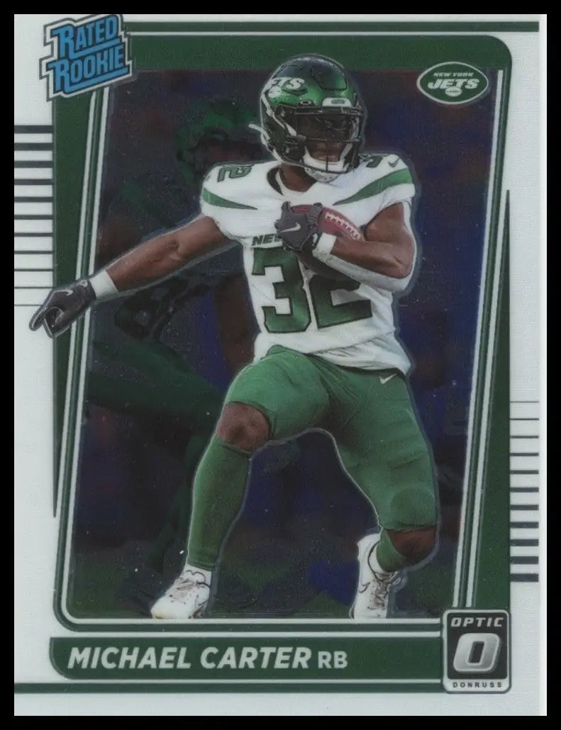 2021 Panini Donruss Optic - Rated Rookie Michael Carter #235 (RC) - Football Card Single