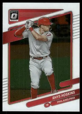 2021 Panini Donruss Optic Rhys Hoskins #136 Baseball - Baseball Card Single
