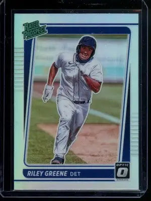 2021 Panini Donruss Optic Riley Greene #RP5 Rated Prospect Baseball - Baseball Card Single