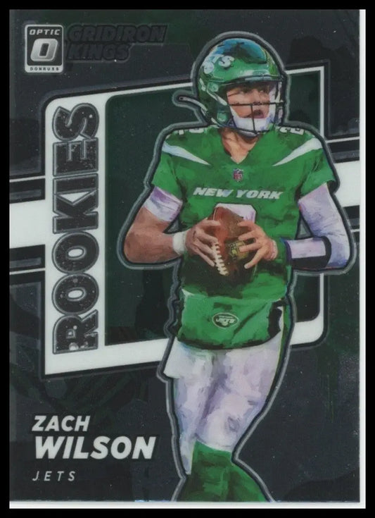 2021 Panini Donruss Optic Rookie Gridiron Kings Zach Wilson #RGK-2 New York Jets - Football Card Single