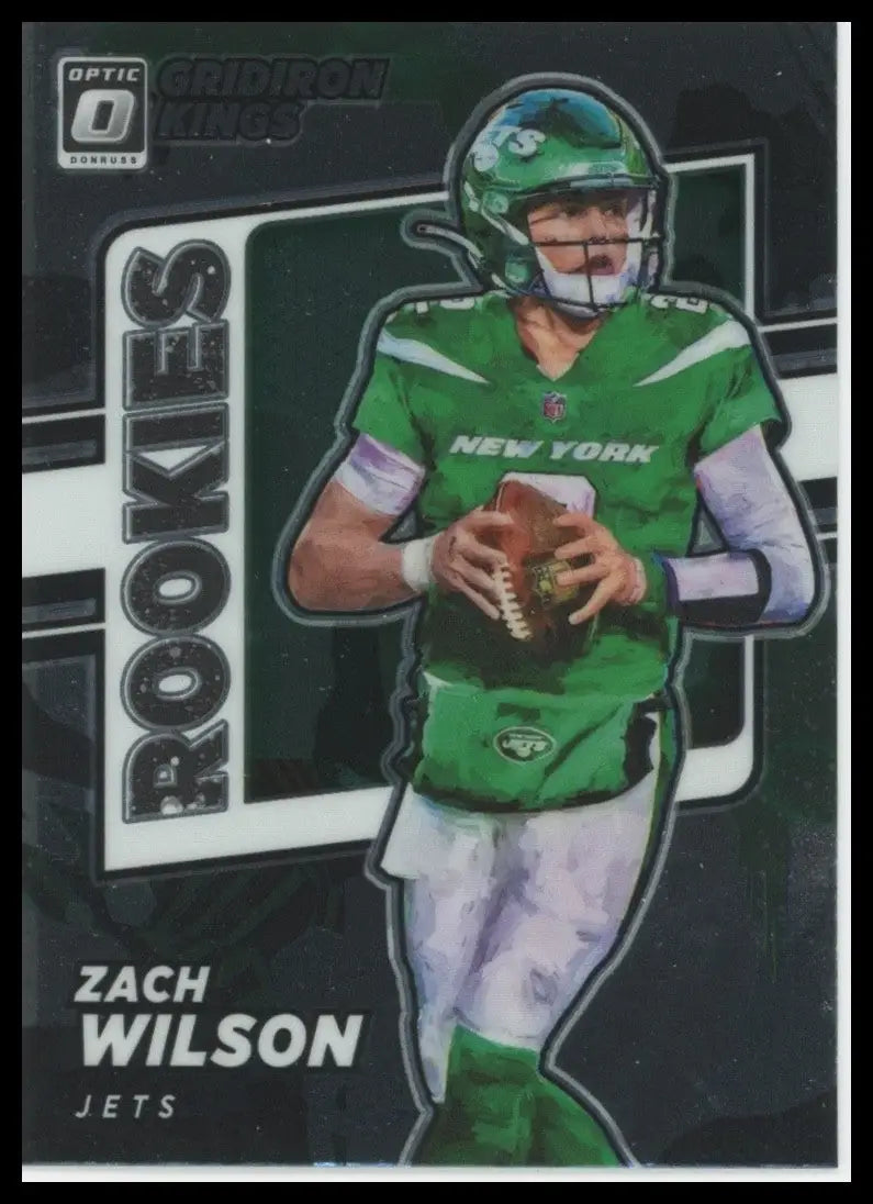 2021 Panini Donruss Optic Rookie Gridiron Kings Zach Wilson #RGK-2 New York Jets