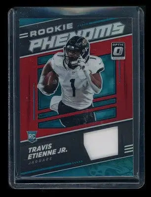 2021 Panini Donruss Optic Rookie Phenoms Travis Etienne Jr. RP-14 Prizm Patch RC - Football Card Single