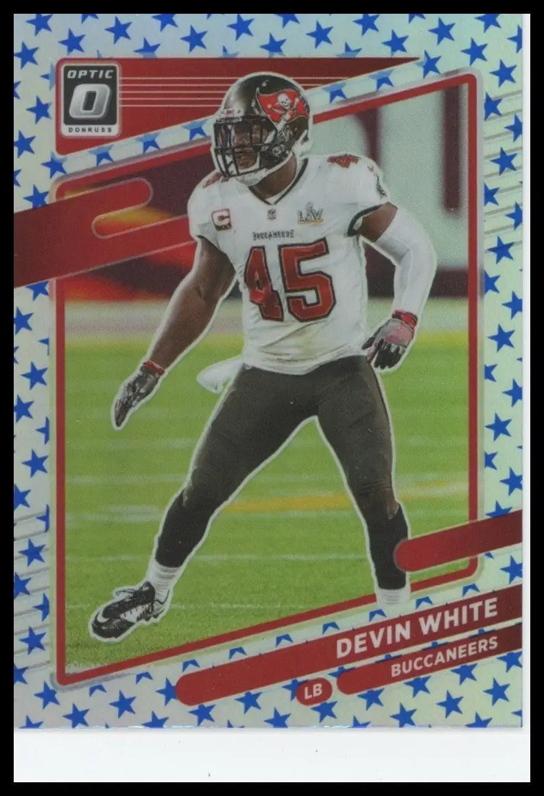 2021 Panini Donruss Optic Stars Devin White #174 Tampa Bay Buccaneers Football