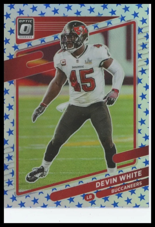 2021 Panini Donruss Optic Stars Devin White #174 Tampa Bay Buccaneers Football - Football Card Single