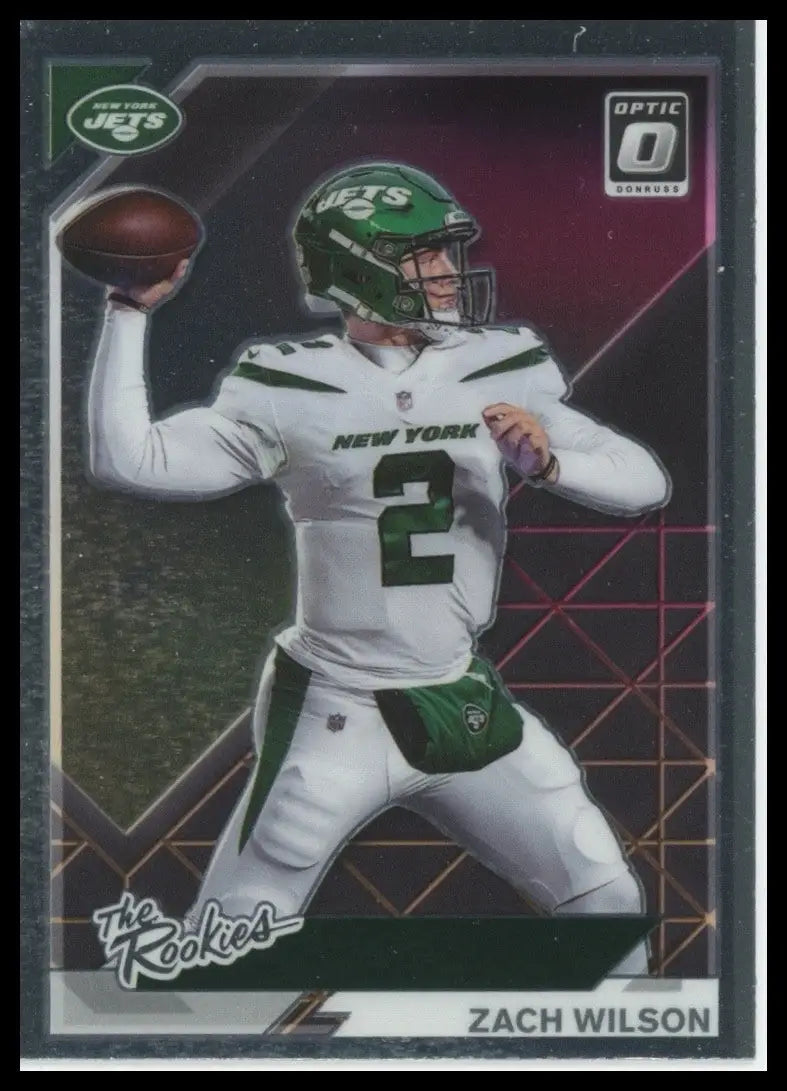 2021 Panini Donruss Optic - The Rookies Zach Wilson #TR-2 (RC) - Football Card Single
