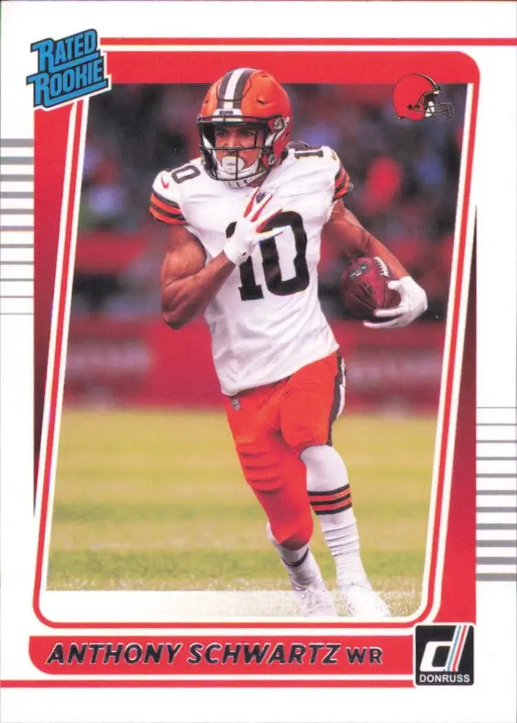 2021 Panini Donruss Rated Rookie #282 Anthony Schwartz Cleveland Browns Football - Football Card Single