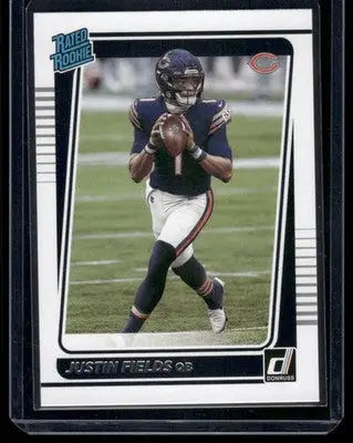 2021 Panini Donruss Rated Rookie Justin Fields #253 Football - Football Card Single