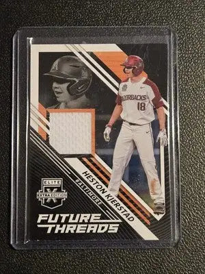 2021 Panini Elite Extra Edition #FT-HK Heston Kjerstad Future Threads - Baseball Card Single