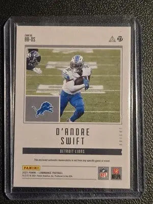 2021 Panini Luminance #BB-DS D’Andre Swift Bright Beginnings - Football Card Single