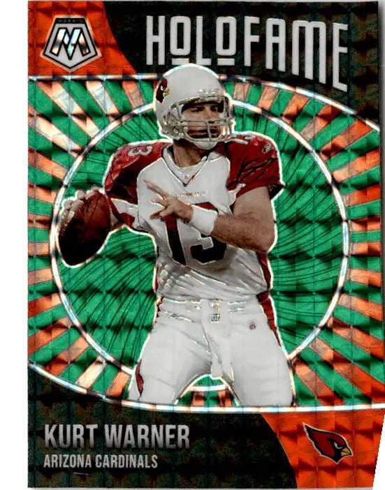 2021 Panini Mosaic #20 Kurt Warner HoloFame Mosaic Green - Football Card Single