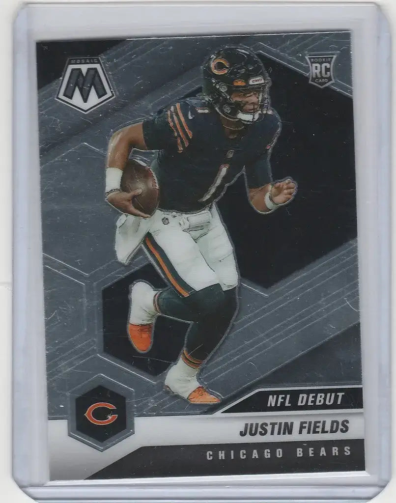 2021 Panini Mosaic #242 Justin Fields Chicago Bears