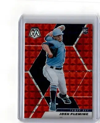 2021 Panini Mosaic #263 Josh Fleming Red - Baseball Card Single