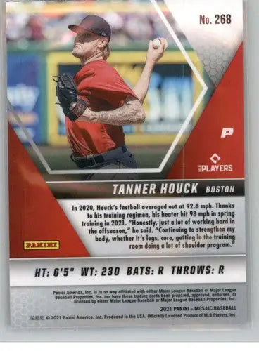 2021 Panini Mosaic #268 Tanner Houck NM-MT RC Rookie Red Sox ID:45035 - Baseball Card Single