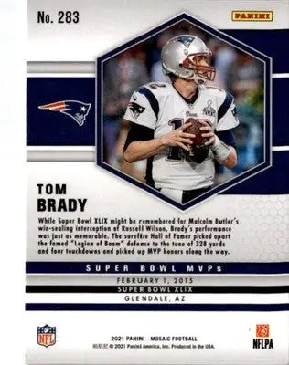 2021 Panini Mosaic #283 Tom Brady - Football Card Single