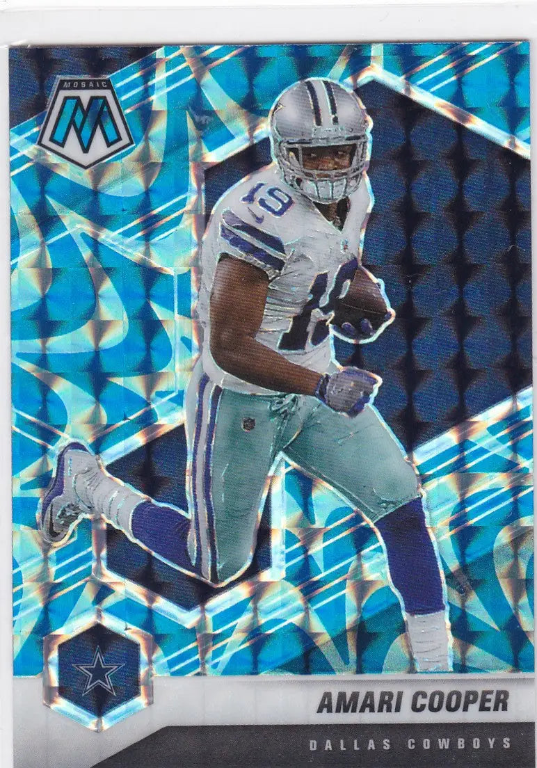 2021 Panini Mosaic #59 Amari Cooper Blue Prizm Dallas Cowboys - Football Card Single