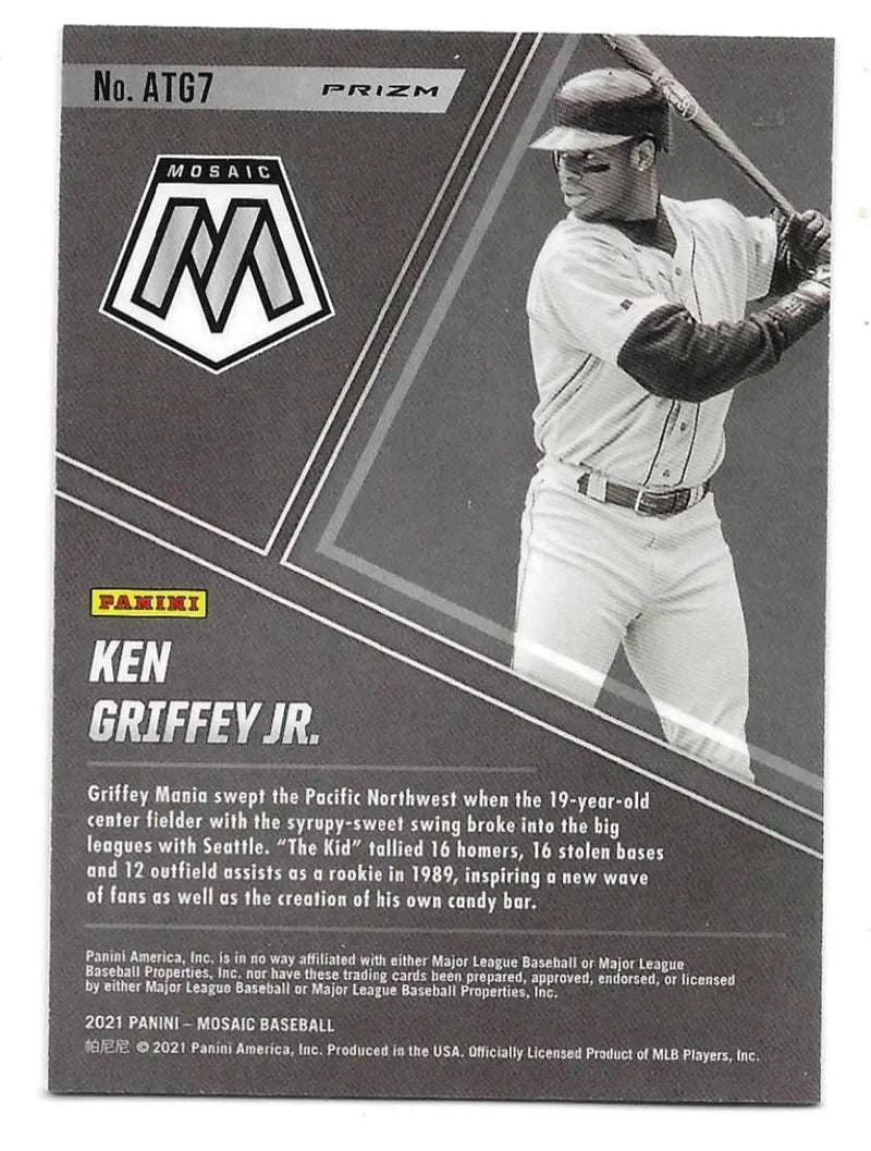 2021 Panini Mosaic - All-Time Greats Ken Griffey Jr #ATG7 Silver Prizm (1439) - Baseball Card Single