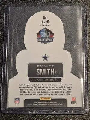 2021 Panini Mosaic #BU-8 Emmitt Smith Busted - Football Card Single