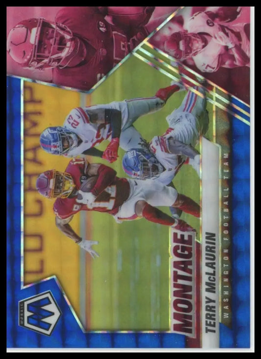 2021 Panini Mosaic - Montage Prizm Blue Complete Your Set You Choose Pick NFL NM - MON-29 Terry McLaurin - Football