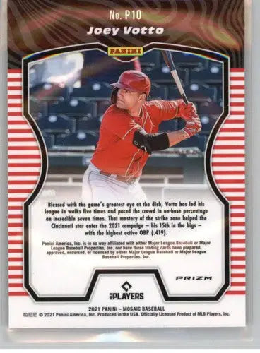 2021 Panini Mosaic Producers Mosaic #10 Joey Votto NM-MT Reds ID:45028 - Baseball Card Single
