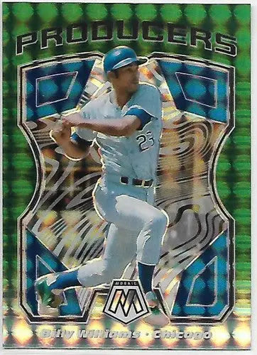 Billy Williams baseball card from Panini Mosaic Mosaic Green series featuring Simply Sandoval