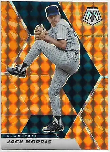 2021 Panini Mosaic Mosaic Reactive Orange #176 Jack Morris NM-MT Twins - Baseball Card Single