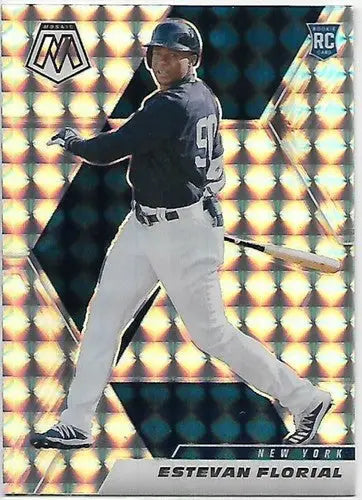 2021 Panini Mosaic Silver Prizm #247 Estevan Florial NM-MT RC Rookie Yankees - Baseball Card Single