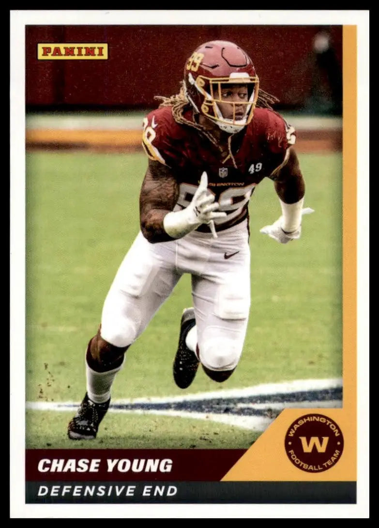 2021 Panini NFL Sticker & Card Collection - Chase Young #46 - Football Card Single